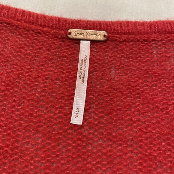 Free People Thin Red Sweater - Picture 6 of 6